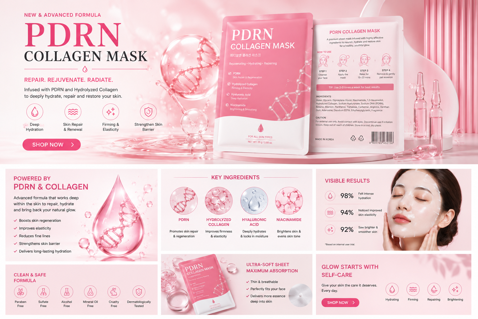 The Art of Drawing Readers In: Your attractive post title goes here PDRN Collagen Mask